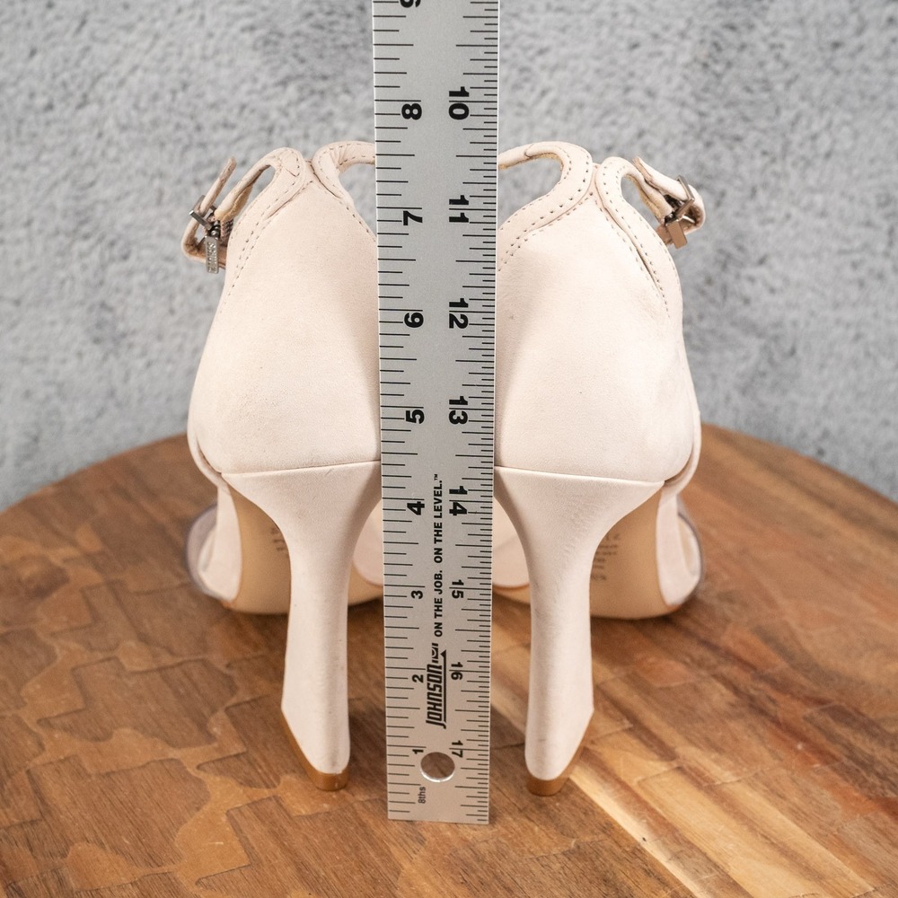 Schutz Josseana Ankle Strap‎ Heel Sandal Rose Beige Size 9.5 B - Picture 4 of 6